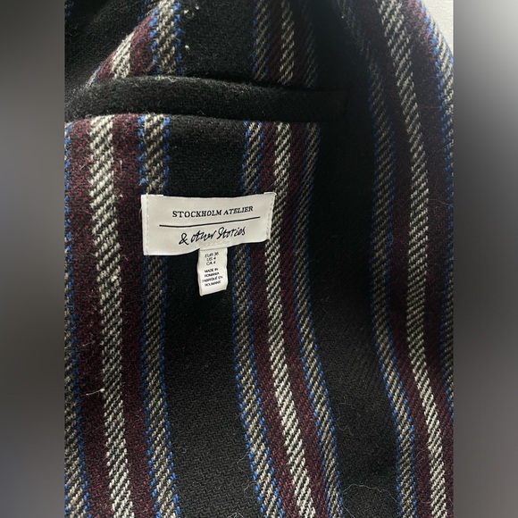 &OTHER STORIES striped coat - Picture 3 of 5